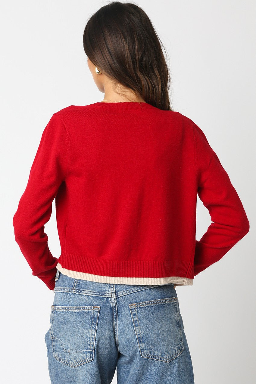 Diya Colorblock Cardigan