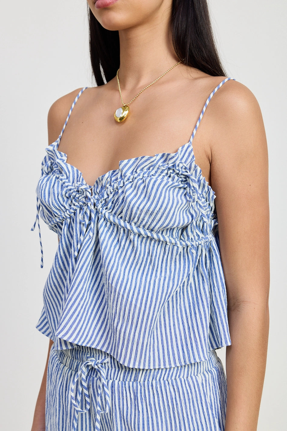 Eliza Blue Stripe Set