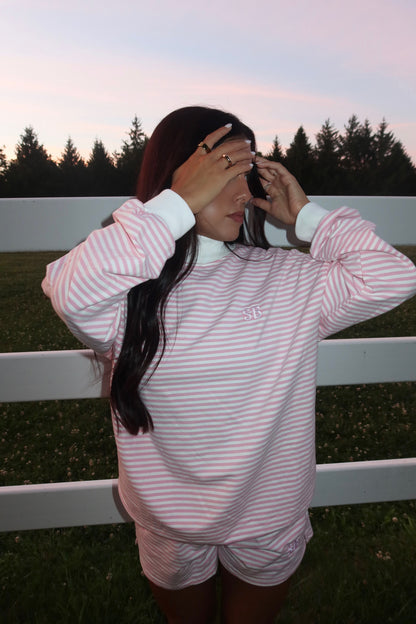 Cotton Candy Stripe Set- Strawberry Cream
