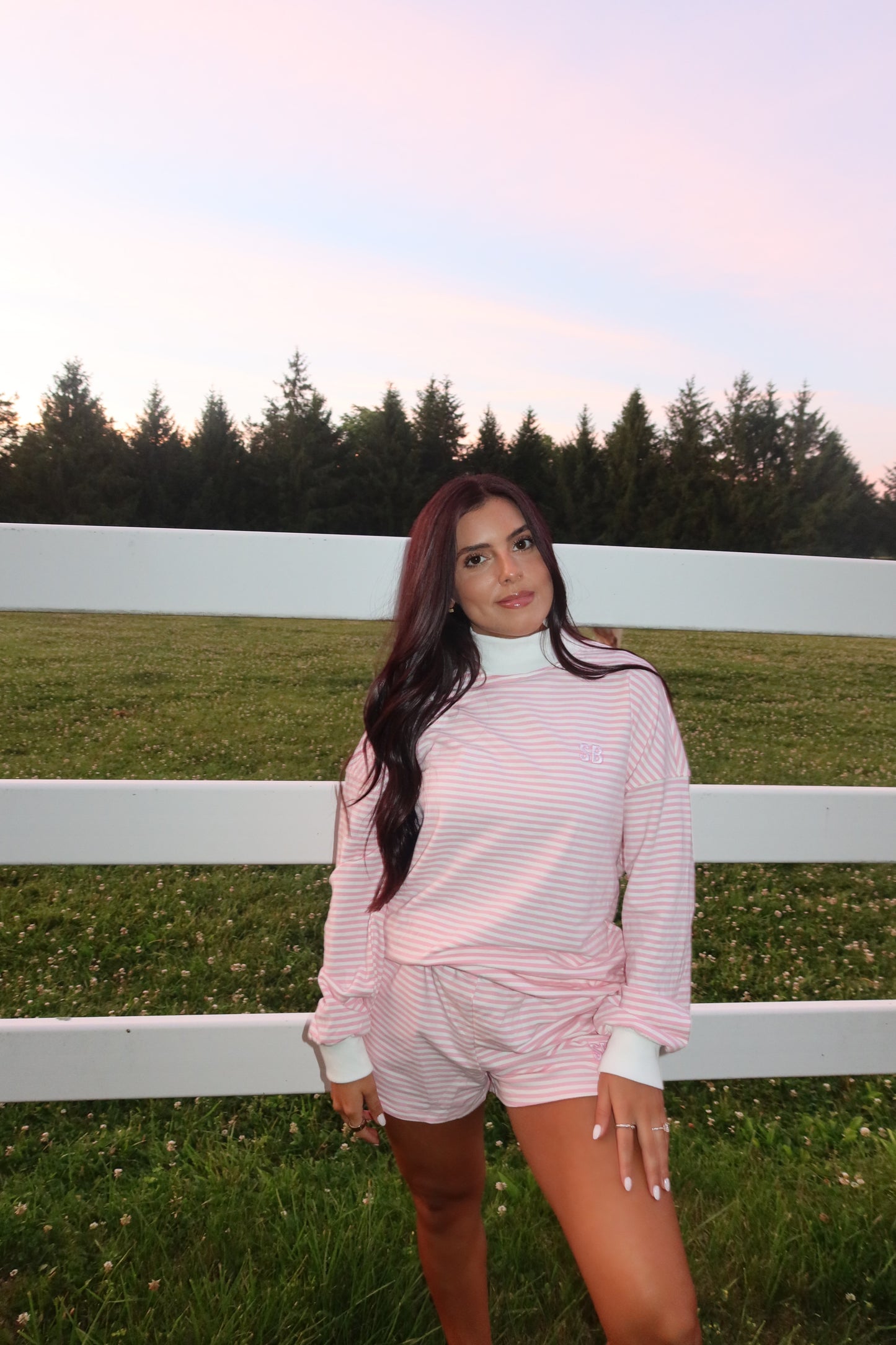 Cotton Candy Stripe Set- Strawberry Cream