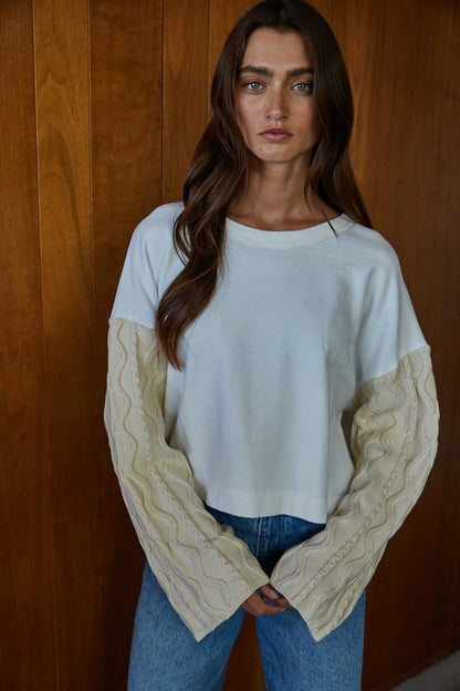 Triana Cable Knit Pullover
