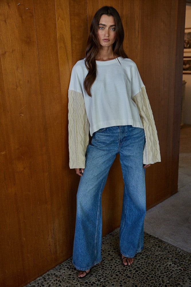 Triana Cable Knit Pullover