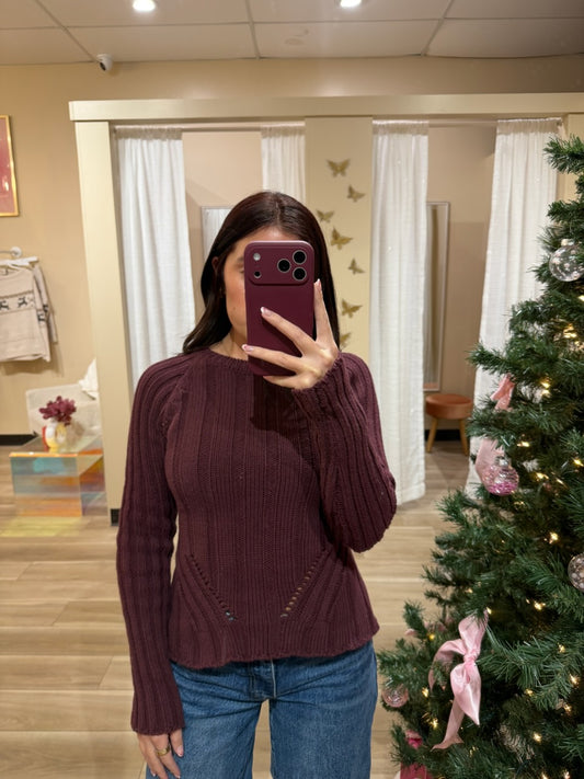 Crimson Kiss Sweater