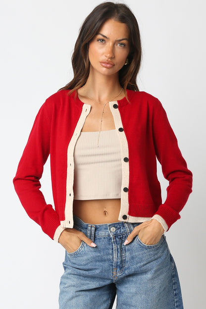 Diya Colorblock Cardigan