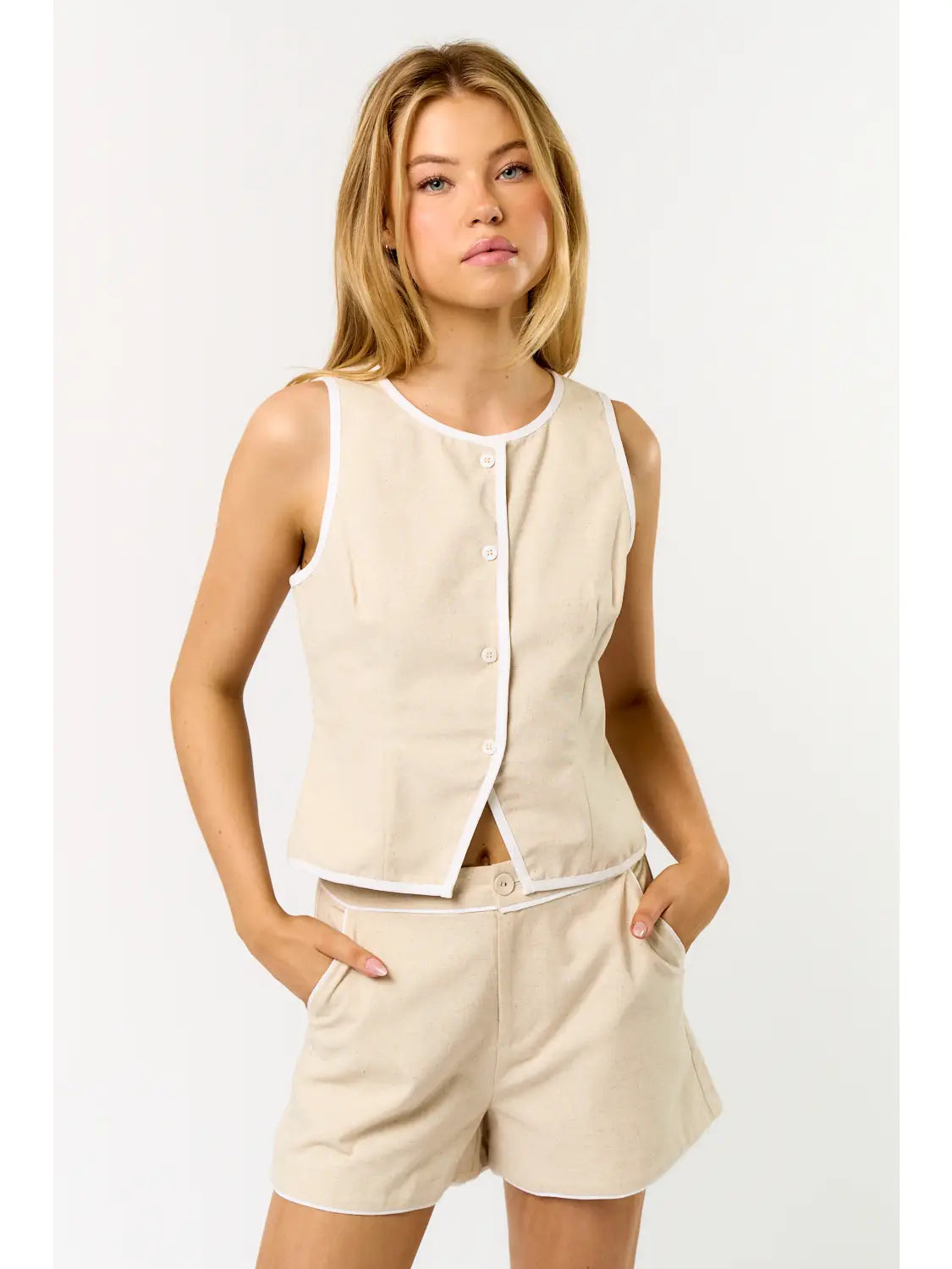 The Faye Linen Set
