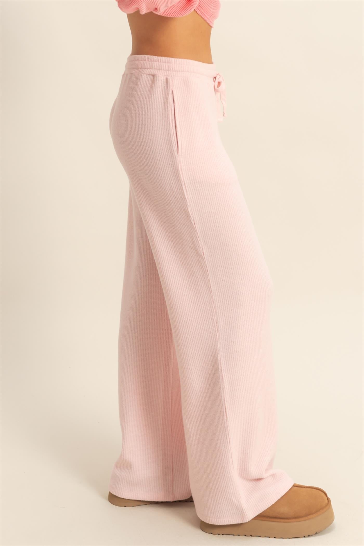 Leni Lounge Pants // Pink Frost