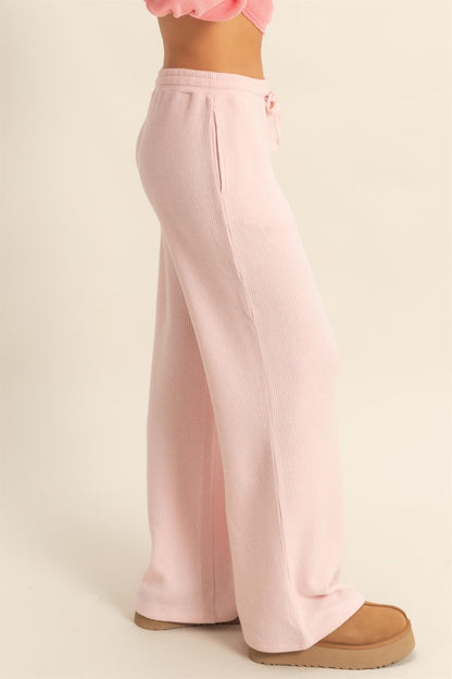 Leni Lounge Pants // Pink Frost
