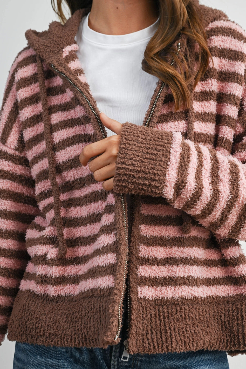 Mocha Blush Teddy Jacket