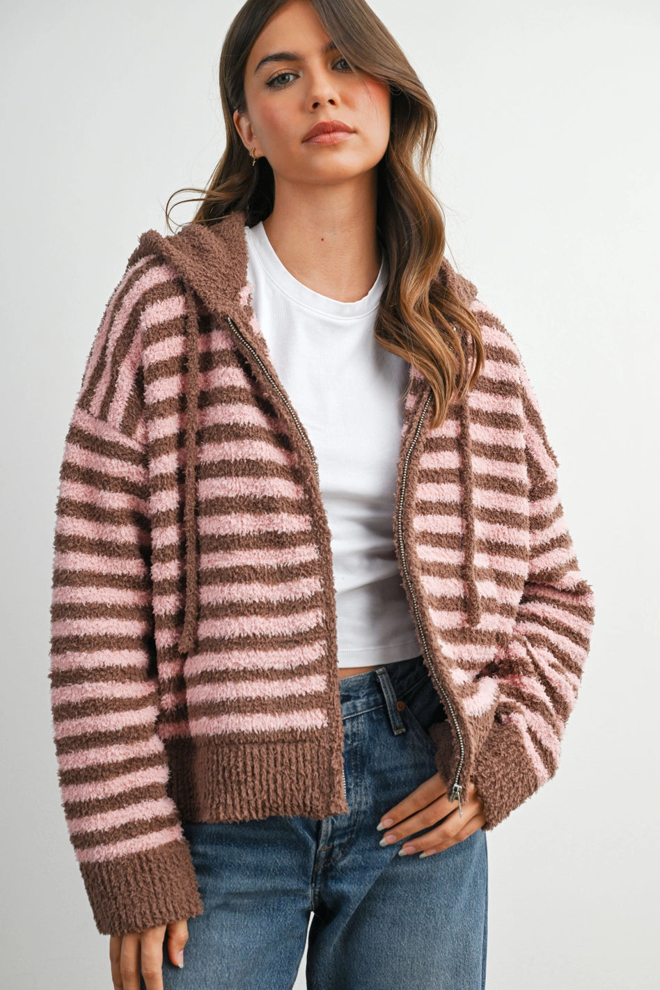 Mocha Blush Teddy Jacket
