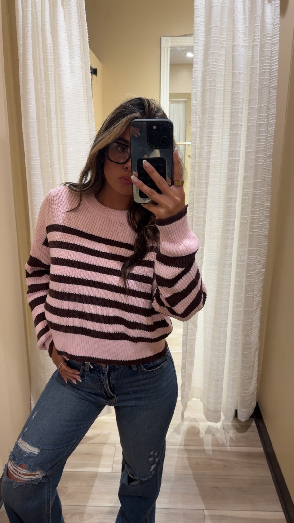 Raina Striped Sweater