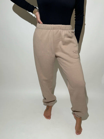 SB Cozy Collection-Taupe Sweatpants