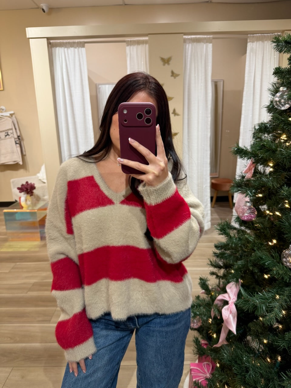 Toasted Cranberry Sweater